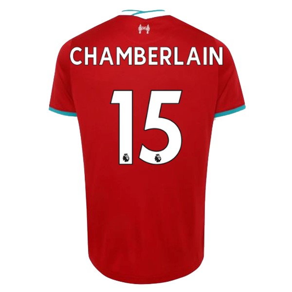 Trikot Liverpool NO.15 Chamberlain Heim 2020-21 Rote Fussballtrikots Günstig